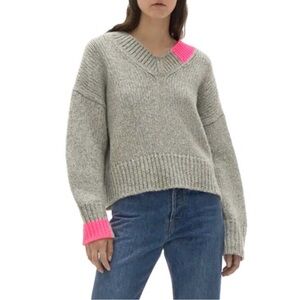 Helmut Lang V Neck Sweater